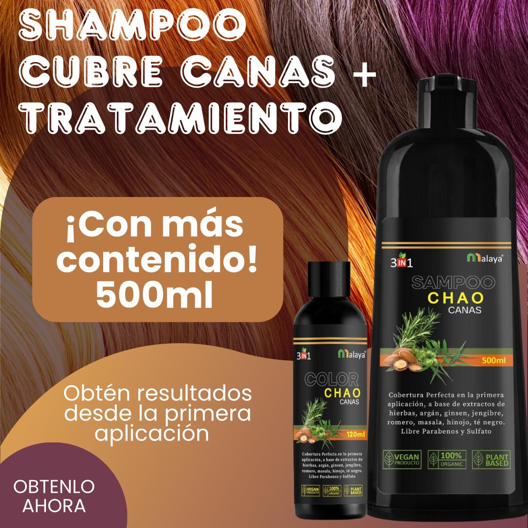 SHAMPOO CHAO CANAS + TRATAMIENTO | Hay 2 UND. CON DESCUENTO