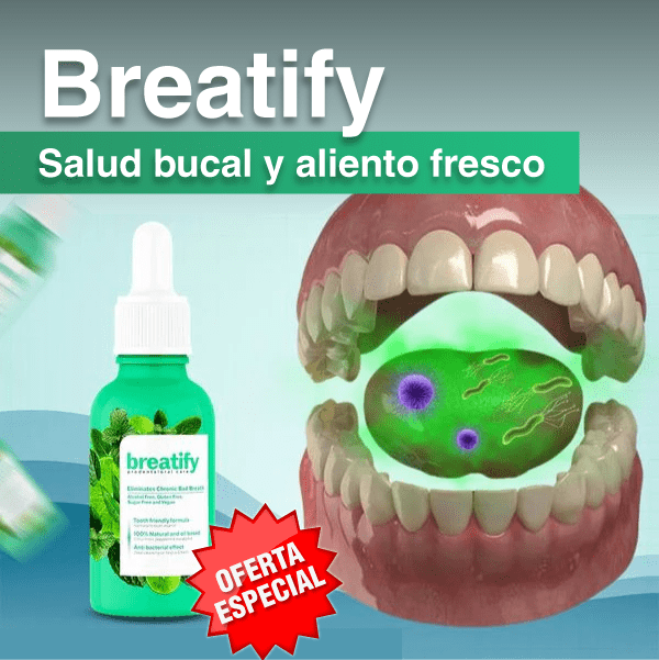 Breatify® Para MAL ALIENTO| Lleva 2x1 Oferta HOY